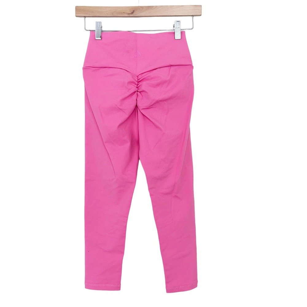 Ryderwear Pink Scrunch Butt Leggings Sz S - Picture 5 of 6